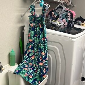 Hawaiian maxi dress - never worn